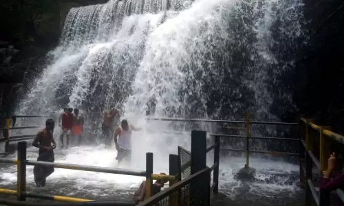 சுருளி அருவியில் சுற்றுலா பயணிகளுக்கு அனுமதி