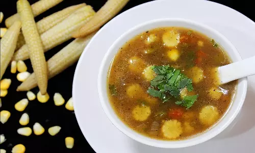 நார்ச்சத்து நிறைந்த பேபி கார்ன் சூப்