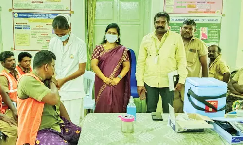 நெல்லை மாநகராட்சி தூய்மை பணியாளர்களுக்கான சிறப்பு மருத்துவ முகாம்