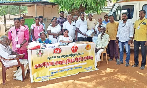 சாயர்புரம் அருகே காசநோய் கண்டறியும் சிறப்பு முகாம்