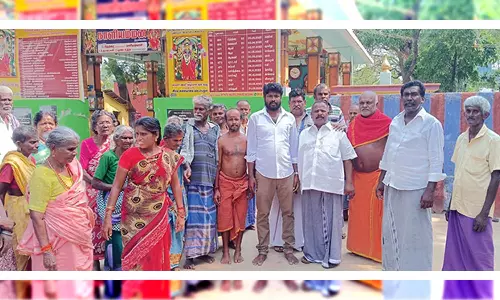 சிவகிரி அருகே கோவில் உண்டியல் பணத்தை எண்ணுவதற்கு பொதுமக்கள் எதிர்ப்பு