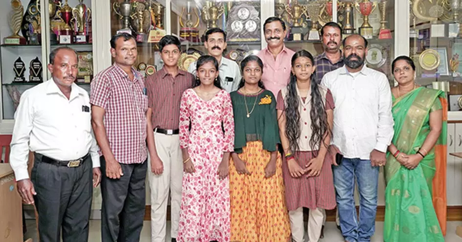 எஸ்.எஸ்.எல்.சி., பிளஸ்-1 தேர்வு - வடக்கன்குளம் எஸ்.ஏ.வி. பாலகிருஷ்ணா மெட்ரிக் பள்ளி மாணவர்கள் சாதனை