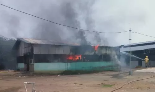 நுண் உர செயலாக்க மையத்தில் தீ விபத்து