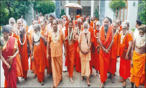 திருவட்டார் ஆஞ்சநேயர் கோவிலில் 108 சன்னியாசிகளின் மகா சங்கம நிகழ்ச்சி