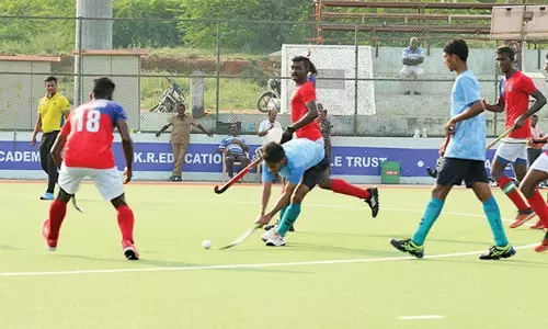 லட்சுமி அம்மாள் நினைவுக் கோப்பை ஆக்கி போட்டி: 11- வது லீக் ஆட்டத்தில் தமிழ்நாடு போலீஸ் சென்னை அணி வெற்றி