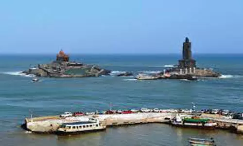 கன்னியாகுமரியில் இன்று கடல் நீர்மட்டம் திடீர்தாழ்வு