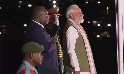 ஜி7 உச்சி மாநாடு நிறைவு - பப்புவா நியூ கினியா சென்றடைந்தார் பிரதமர் மோடி