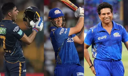 மும்பை அணிக்காக கிரீன்- சுப்மன் கில் நன்றாக பேட்டிங் செய்தனர்- சச்சினின் நக்கல் டுவிட்