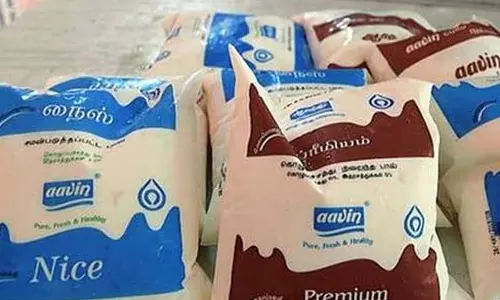 சென்னையில் மளிகைக் கடை-சூப்பர் மார்க்கெட்டுகளில் ஆவின் பால் கூடுதல் விலைக்கு விற்பனை