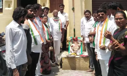 ஓசூரில் ராஜீவ் காந்தியின் நினைவுதினம் அனுசரிப்பு