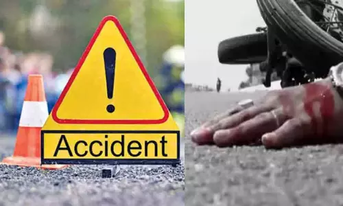 பைக் தடுப்பு சுவரில் மோதி மேஸ்திரி சாவு