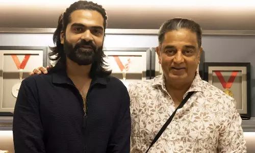 கமலுக்கு நன்றி தெரிவித்த சிம்பு.. புகைப்படம் வைரல்