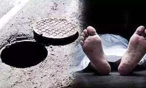கழிவுநீர் கால்வாயில் விழுந்து தொழிலாளி சாவு