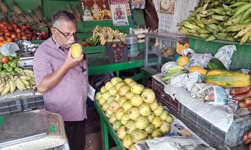 காரைக்கால் கடைகளில் உணவு  பாதுகாப்பு துறை அதிகாரி அதிரடி சோதனை