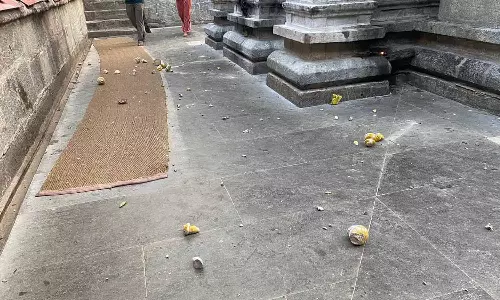 அவினாசி லிங்கேஸ்வரர் கோவிலில் சிலைகள்-கலசங்கள் உடைப்பு, ஆபரணங்கள் திருட்டு- மர்மநபர்கள் கைவரிசை