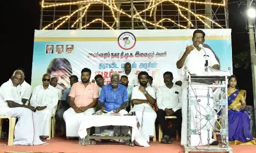 மாமல்லபுரத்தில் தி.மு.க இளைஞர் அணி சார்பில் தெருமுனை பொதுக்கூட்டம்