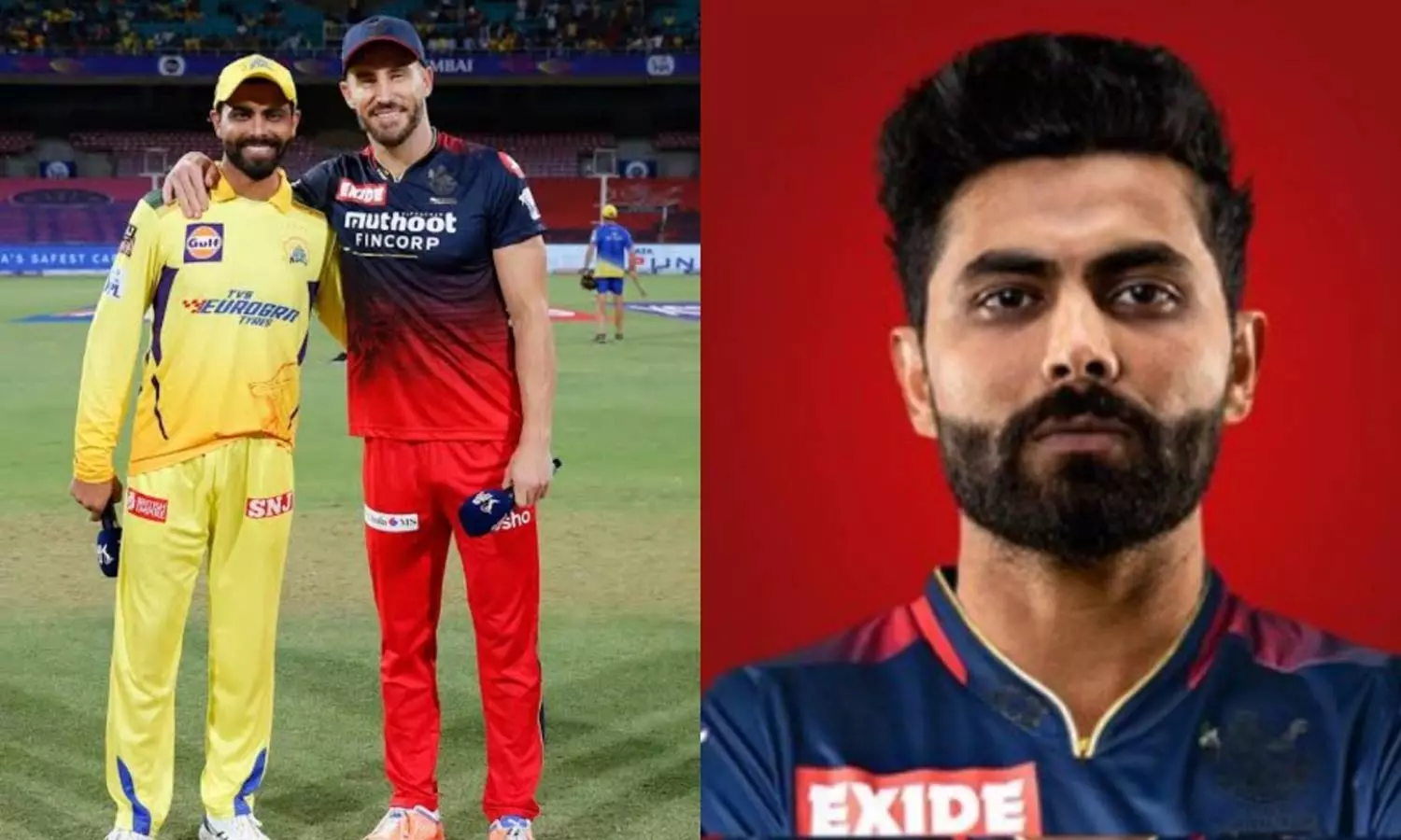 டோனியின் நிழலில் இருந்து டுபிளிசிஸ் போல வெளியேறுங்கள்.. ஜடேஜாவுக்கு வலை விரிக்கும் ஆர்சிபி ரசிகர்கள் டோனியின் நிழலில் இருந்து டுபிளிசிஸ் போல வெளியேறுங்கள்.. ஜடேஜாவுக்கு வலை விரிக்கும் ஆர்சிபி ரசிகர்கள்