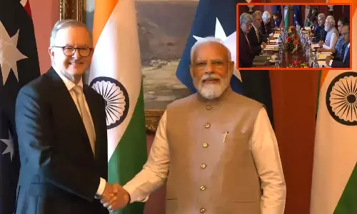 ஆஸ்திரேலிய பிரதமர் அந்தோணி அல்பானிஸ் உடன் பிரதமர் மோடி பேச்சுவார்த்தை