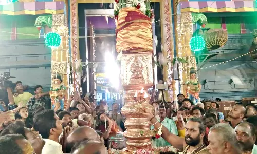 ஜெனகை மாரியம்மன் கோவில் திருவிழா கொடியேற்றம்