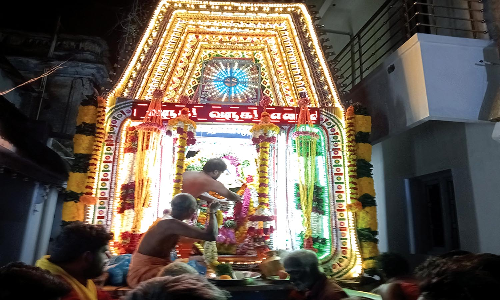 செங்கோட்டை நித்யகல்யாணி அம்மன் சப்பர வீதி உலா