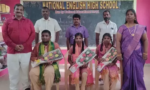 தவளக்குப்பம் நேஷனல் பள்ளி அபார சாதனை