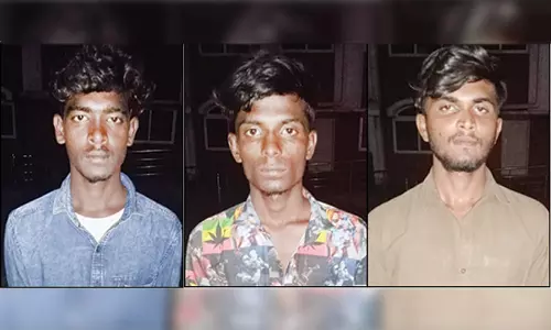 திண்டுக்கல் அருகே வாகனத்தை வழிமறித்து பணம், செல்போன் பறிப்பு -3 பேர் கைது