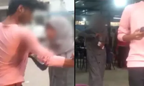 இஸ்லாமிய பெண்ணுடன் உணவு சாப்பிட்டதால் ஆத்திரம்- இளைஞர் மீது மர்ம நபர்கள் தாக்குதல்