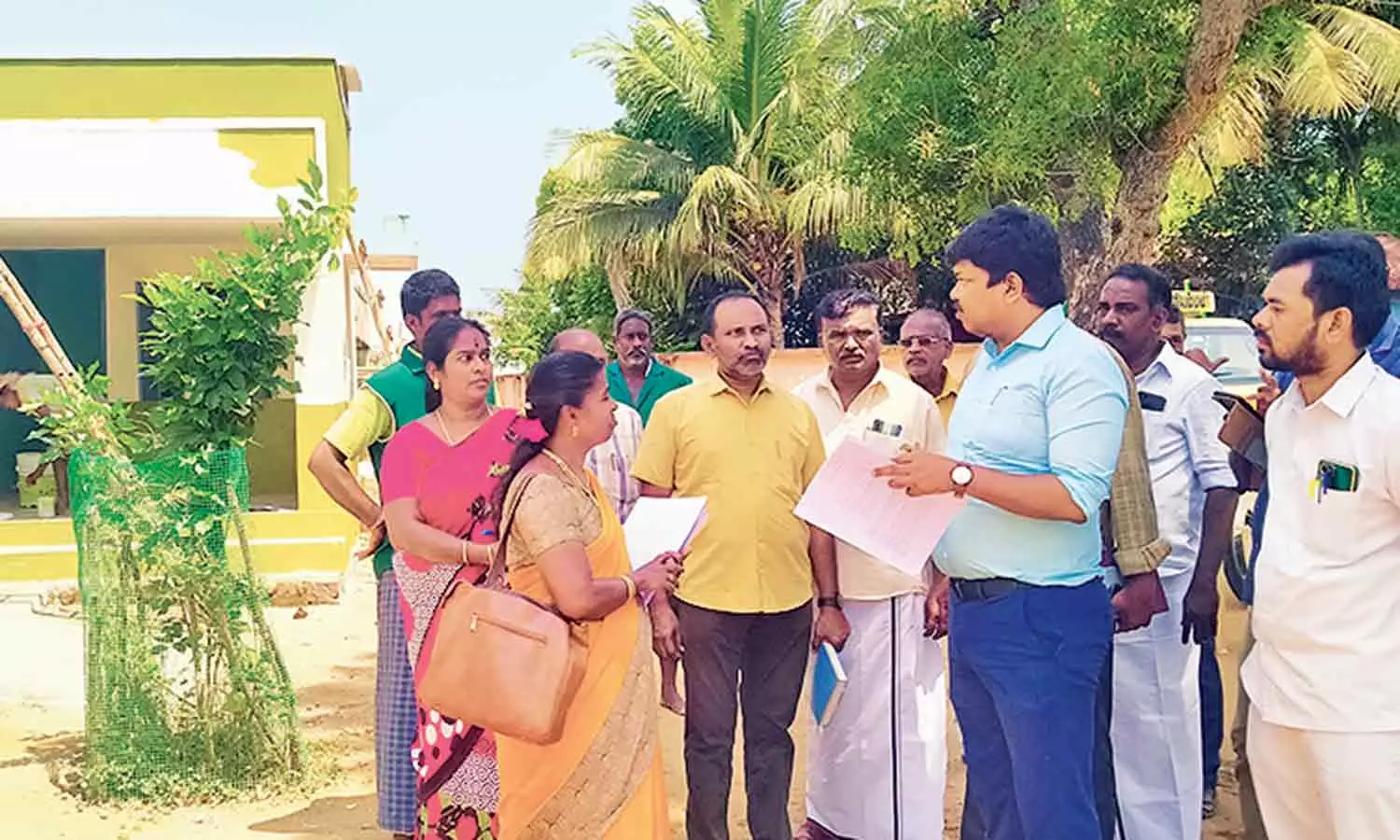 வளர்ச்சி திட்ட பணிகளை கூடுதல் கலெக்டர் ஆய்வு வளர்ச்சி திட்ட பணிகளை கூடுதல் கலெக்டர் ஆய்வு