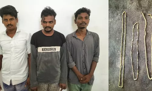 அரியலூர் பகுதிகளில் கத்தி முனையில் நகை, பணம் பறித்த 3 பேர் அதிரடி கைது