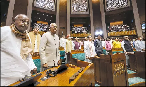 புதிய பாராளுமன்றத்தில் என் வாழ்நாளில் அமர்வேன் என்று நினைக்கவில்லை: தேவகவுடா