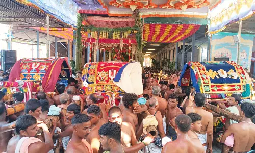 ஆழ்வார்திருநகரி ஆதிநாதர் ஆழ்வார் கோவிலில் நம்மாழ்வார் மங்களாசாசனம் நிகழ்ச்சி