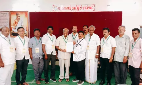 புதுவை தமிழ்சங்க தலைவராக முத்து மீண்டும் தேர்வு