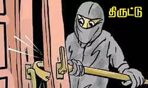 ஆலங்குளம் அருகே கோவிலை உடைத்து நகை திருட்டு