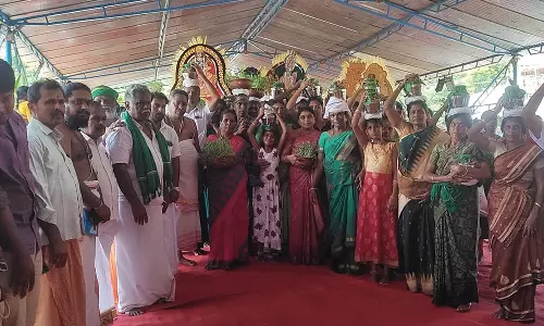 குருந்தமலை குழந்தை வேலாயுத சுவாமி கோவில் கும்பாபிஷேக விழா தொடங்கியது