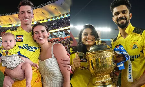 எங்கள் வீட்டில் எல்லா நாளும் கார்த்திகை- குடும்பத்துடன் வெற்றியை கொண்டாடிய சிஎஸ்கே வீரர்கள்