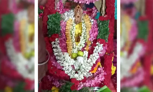 செங்கோட்டை நித்திய கல்யாணி அம்மன் கோவிலில் புஷ்பாஞ்சலி