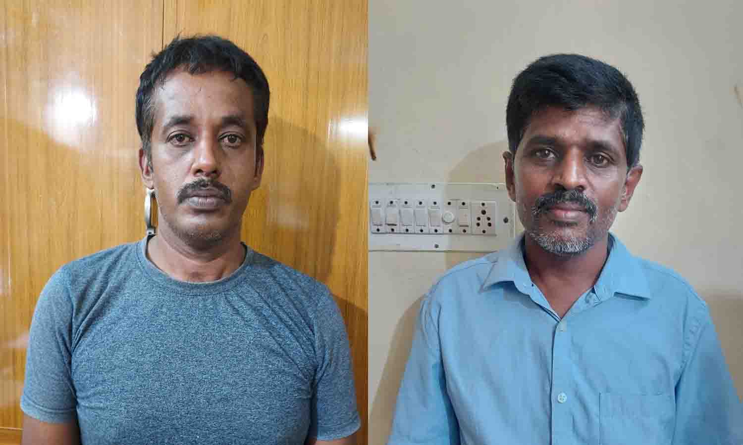 பல்லடம் அருகே கள்ளச்சாராயம் காய்ச்சிய 2 பேர் கைது