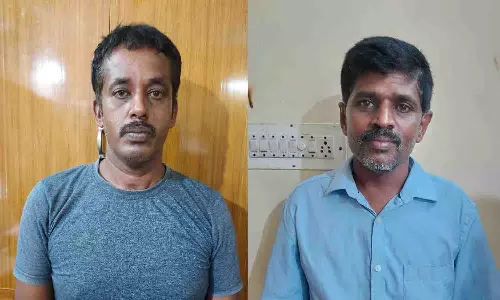 பல்லடம் அருகே கள்ளச்சாராயம் காய்ச்சிய 2 பேர் கைது