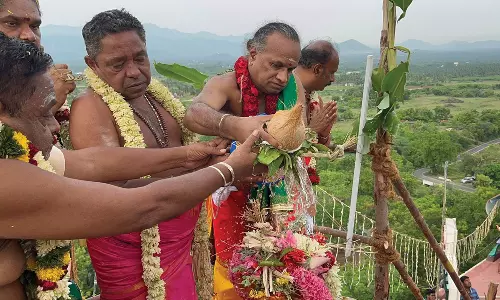 குருந்தமலை குழந்தை வேலாயுத சுவாமி கோவில் கும்பாபிஷேகம்
