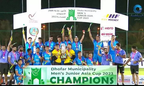 ஜூனியர் ஆசிய கோப்பை ஆக்கி - சாம்பியன் பட்டம் வென்றது இந்தியா