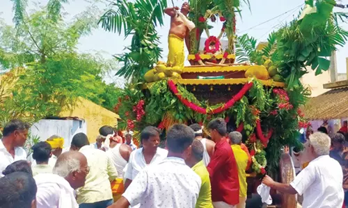 பெரிய கிருஷ்ணாபுரம் வேணுகோபால சாமி கோவில் தேர் வெள்ளோட்டம்