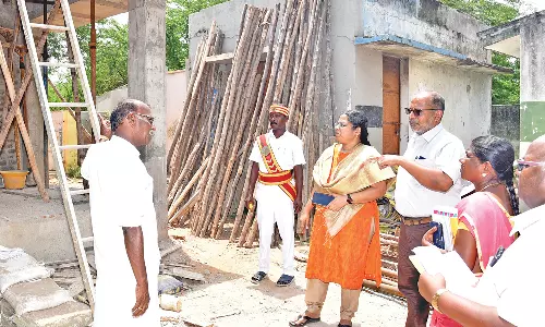 அரியலூர் மாவட்டத்தில் வளர்ச்சித்திட்ட பணிகள்; கலெக்டர் நேரில் ஆய்வு