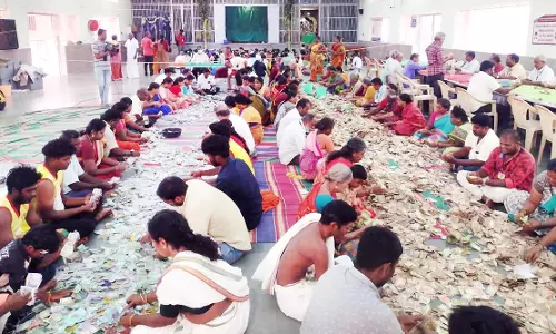 உண்டியல் எண்ணும் பணி