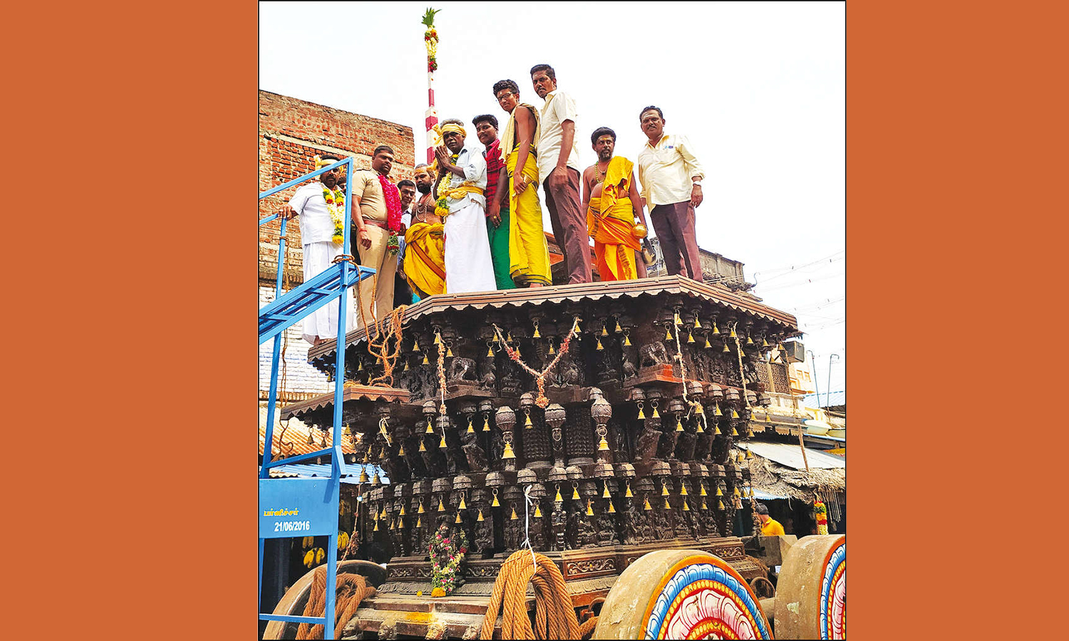 சோழவந்தான் ஜெனகை மாரியம்மன் தேர் திருவிழா முகூர்த்தக்கால் நடும்விழா