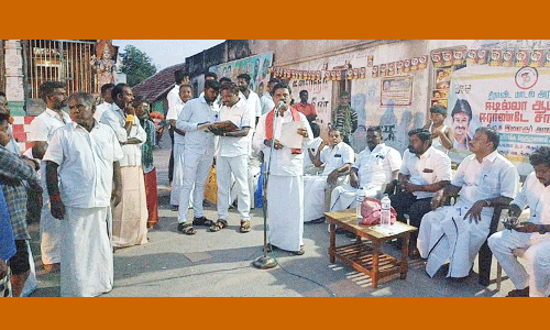 தி.மு.க. அரசின் சாதனை விளக்க தெருமுனை கூட்டம்