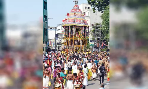 சேலம் கோட்டை அழகிரி நாதர் கோவில் வைகாசி விசாக தேரோட்டம்