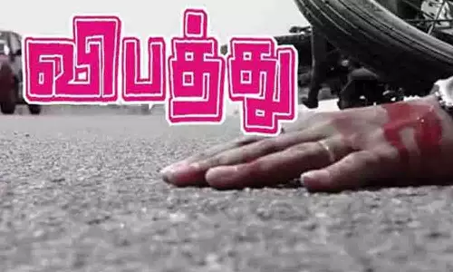 வெள்ளகோவிலில் மொபட் மோதி முதியவர் சாவு