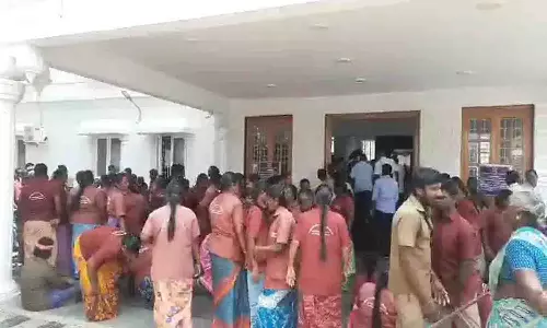 உடுமலையில் தூய்மை பணியாளர்கள் போராட்டம் வாபஸ்