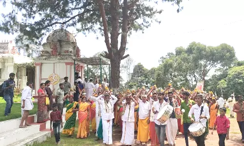 சக்திமலை முருகன் கோவிலுக்கு பால்குடம் எடுத்து வந்த பக்தர்கள்