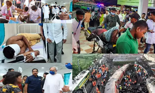 போர்க்கள பகுதி போன்று காட்சியளித்த பாலசோர் மாவட்ட மருத்துவமனை